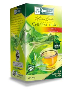 Τσάι Qualitea, Green Tea Mint - Lemongrass 25 φακελάκια