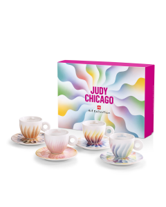 illy Art Collection JUDY CHICAGO Σετ Δώρου 4 Cappuccino Cups